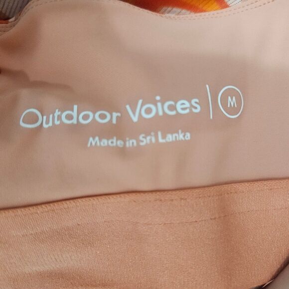 Outdoor Voices Move Free Grapefruit Helios Pickleball Dress M Full Short Pockets - Picture 2 of 9